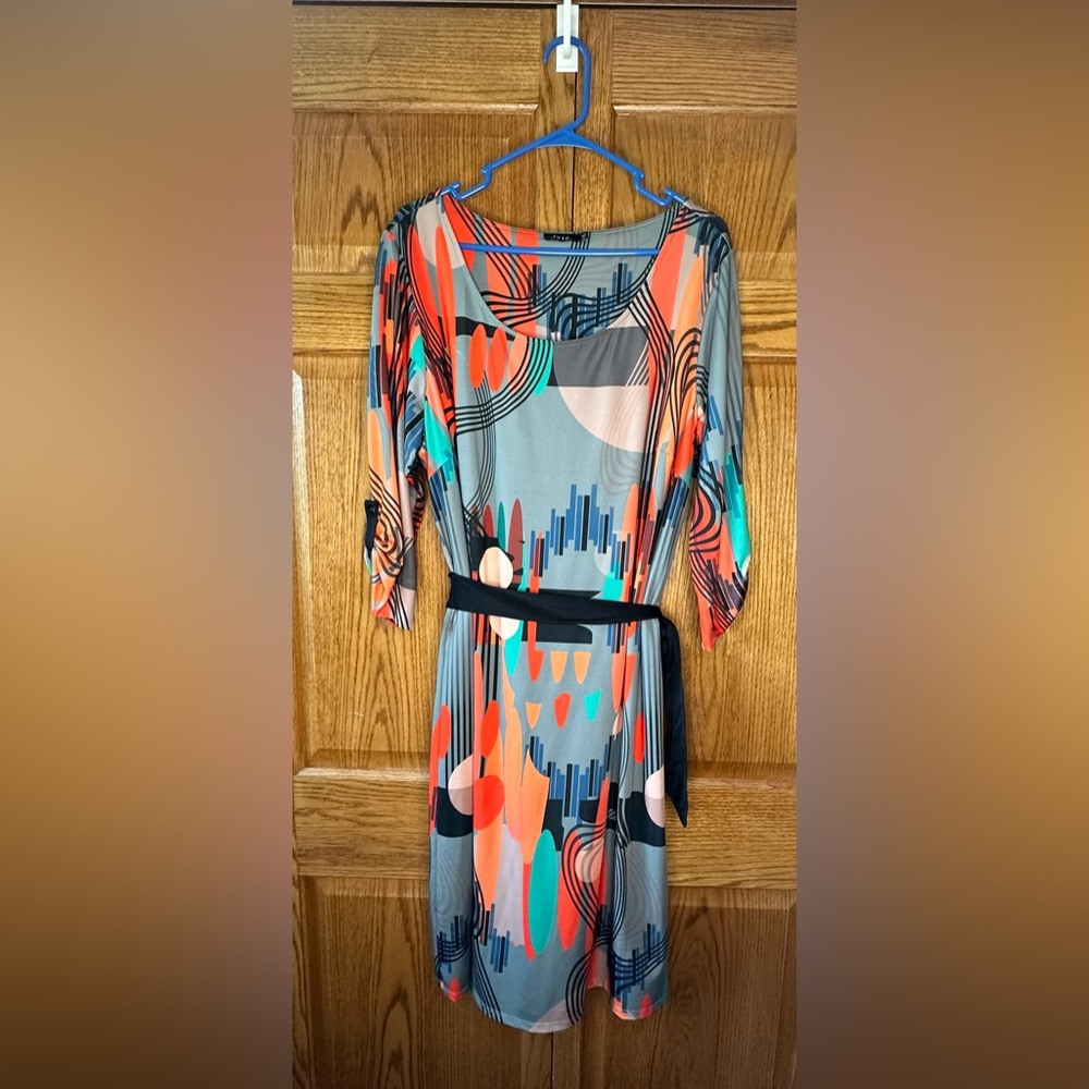 Beautiful abstract dress sz 1X
